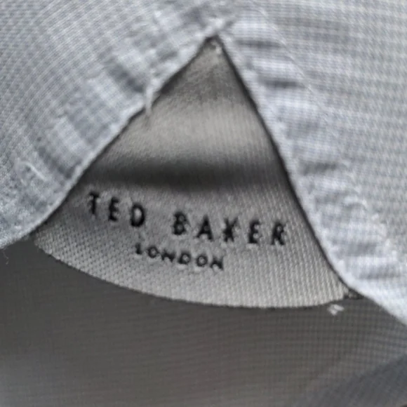 Ted Baker , light blue Men's shirt, size 5 - Picture 7 of 7